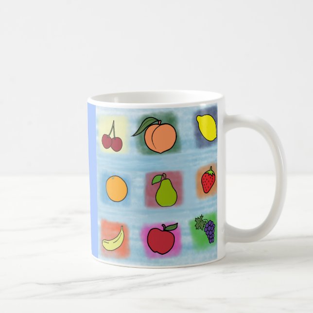 Caneca De Café Surpresa de fruta (Direita)