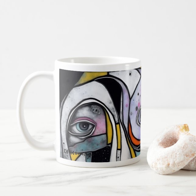 Caneca De Café Surreal Art Mug by DAKimage (Com Donut)
