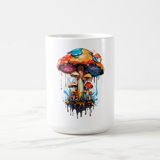 Caneca De Café Surto de cogumelos (Centro)
