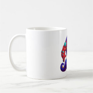 Caneca De Café Surto de Monstro Vibrante