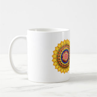 Caneca De Café Surto solar dourado