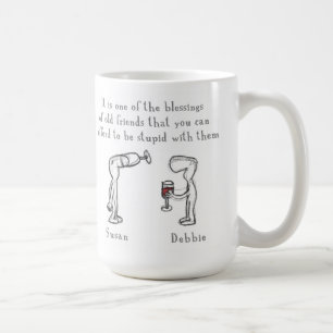 Caneca De Café Susan e Debbie