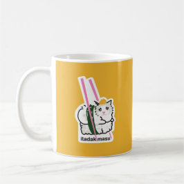 Caneca De Café Sushi Cat