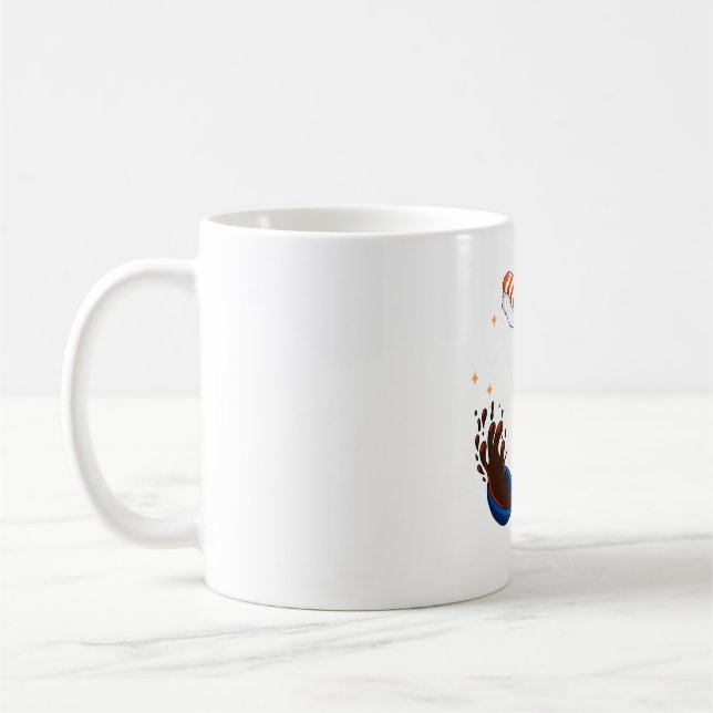 Caneca De Café Sushi me faz feliz (Esquerda)