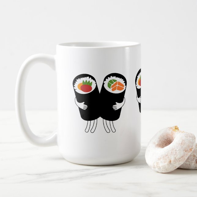 Caneca De Café Sushi Waltz (Com Donut)
