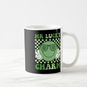 Caneca De Café Suspensórios Sr Charme Sortudo Dia de São Patrício