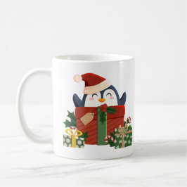 Caneca De Café Süßer Pinguin wünscht frohe Weihnachten