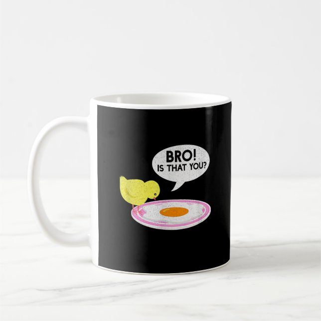 Caneca De Café Sussurrador de Frango Irmão Engraçado É Você Fazen (Esquerda)