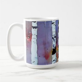 Caneca De Café Sussurros da floresta de inverno
