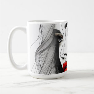 Caneca De Café Sussurros da Natureza - Beleza Feminina em Bloom