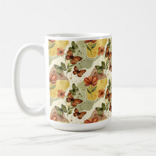 Caneca De Café Sussurros de borboletas na Terra