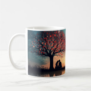 Caneca De Café 🌙 Sussurros do Amor Eterno