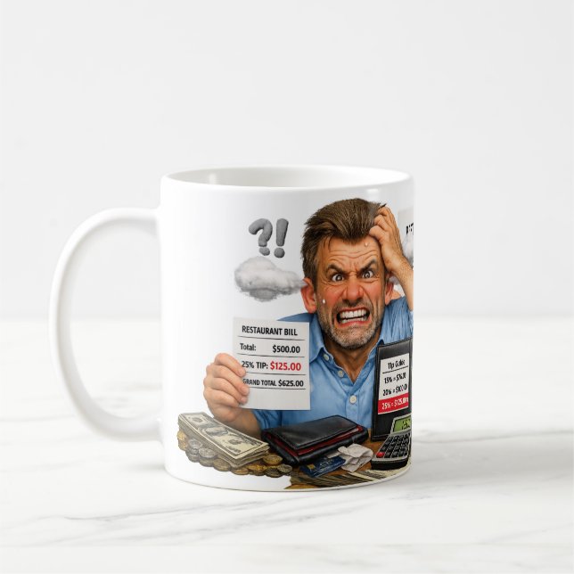 Caneca De Café Susto de Gorjeta (Esquerda)