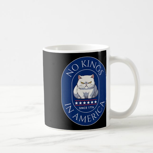 Caneca De Café Sutil Anti Trump Sem Reis Na América (Direita)