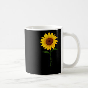 Caneca De Café Sutil Camisa Anti-Trump Girassol