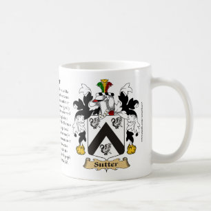 Caneca De Café Sutter, a origem, o significado e a crista