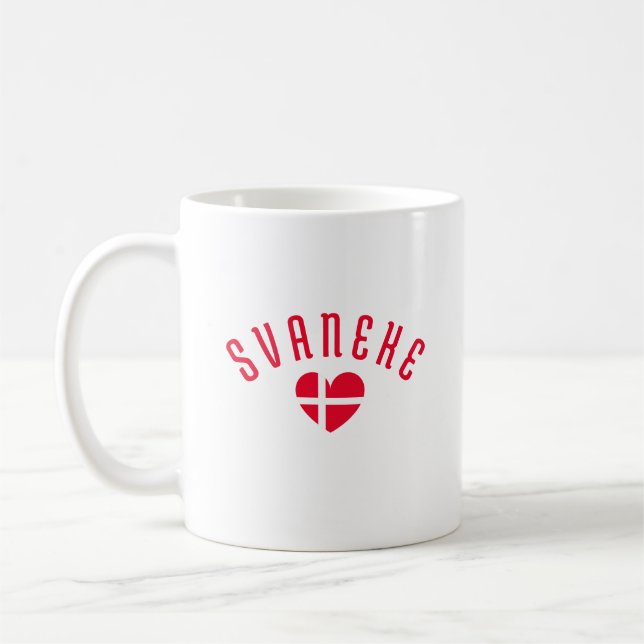 Caneca De Café SVANEKE Denmark Heart (Esquerda)