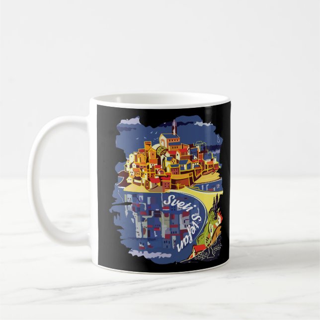 Caneca De Café Sveti Stefan (Esquerda)