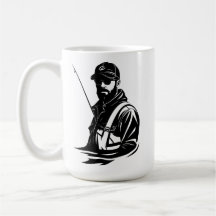 SVG Personalizado Voador Pescador e Vara