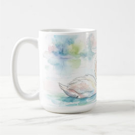 Caneca De Café Swan Lovers - Valentine's Day