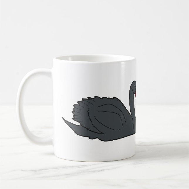 Caneca De Café Swan Negro (Esquerda)