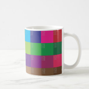 CANECA DE CAFÉ SWATCH DE COR
