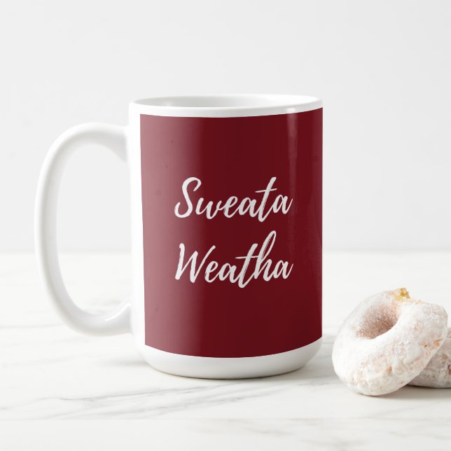 Caneca De Café Sweata Weatha (Com Donut)