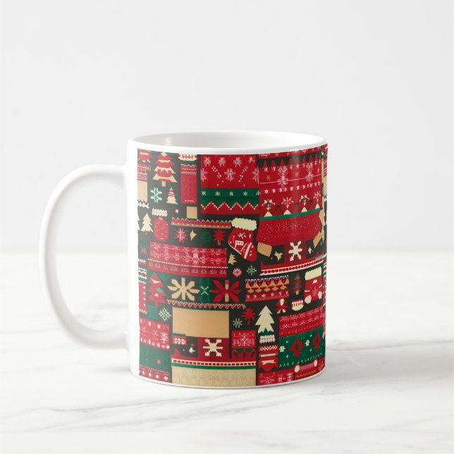 Caneca De Café Sweater Feio Natal 7 (Esquerda)