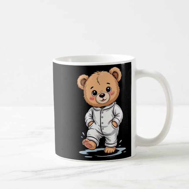 Caneca De Café Sweet Dreams Cool Teddy Bear With Pajamas Premium  (Direita)