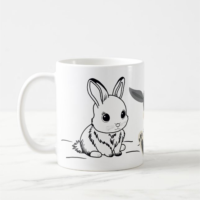 Caneca De Café Sweet Easter bunny (Esquerda)