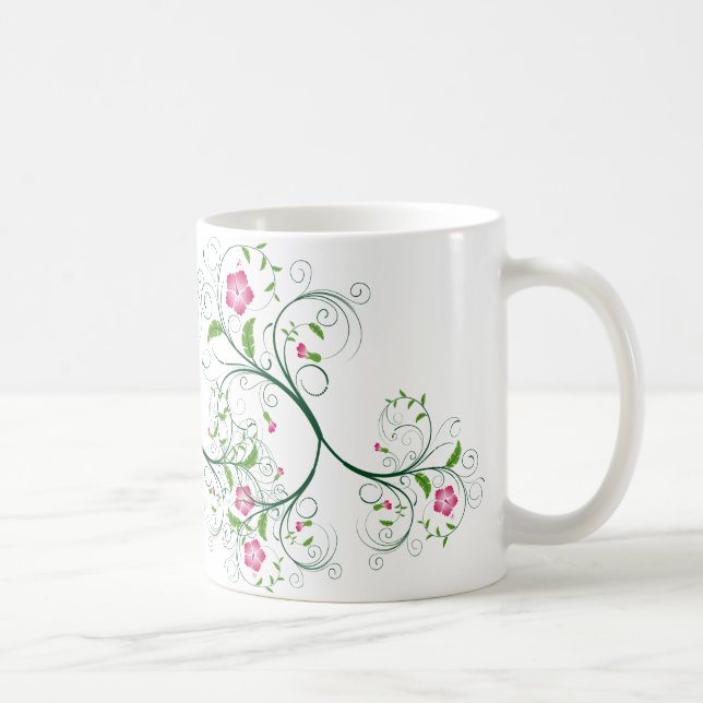 Caneca De Café Sweet Floral Mug (Direita)