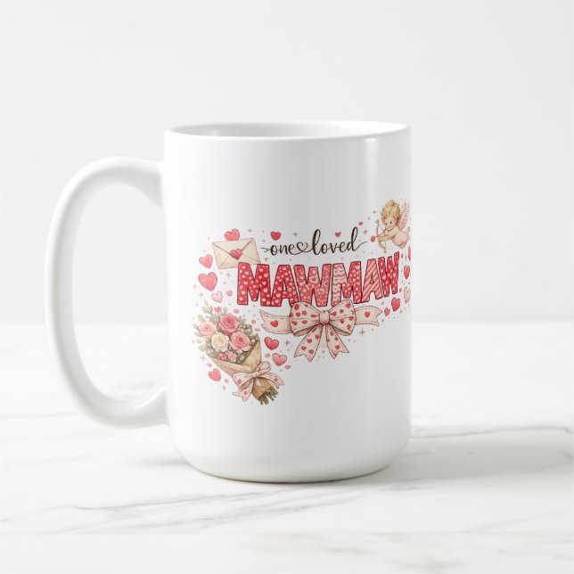 Caneca De Café Sweet gift valentine mawmaw  (Esquerda)