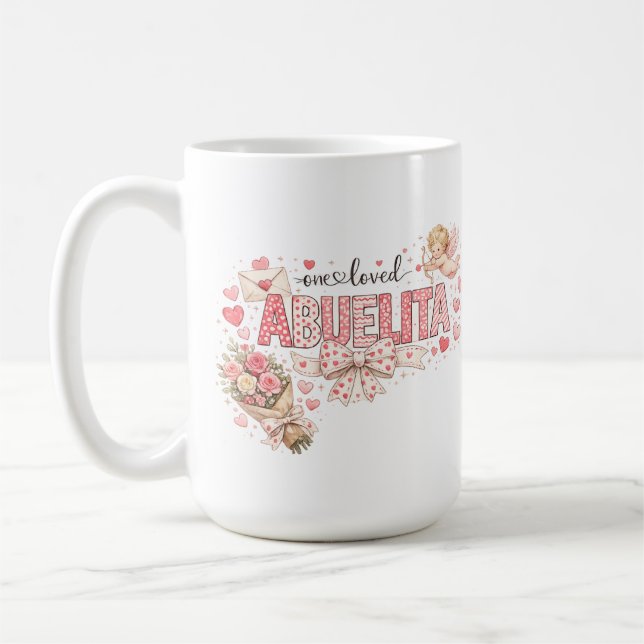 Caneca De Café Sweet gift valentine's Abuelita  (Esquerda)