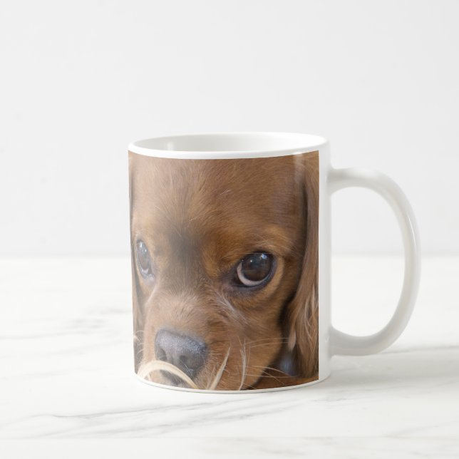 Caneca De Café Sweet Ruby Cavalier King Charles Spaniel (Direita)