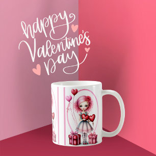 Caneca De Café Swetheart Namorados Girl Coffee Mug