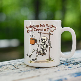 Caneca De Café Swing Skeleton Café Mug