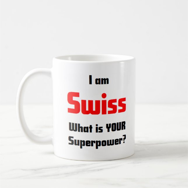 Caneca De Café swiss (Esquerda)