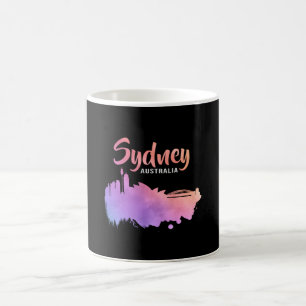 Caneca De Café Sydney Austrália Cidade Cityscape Skyline Funny Gi