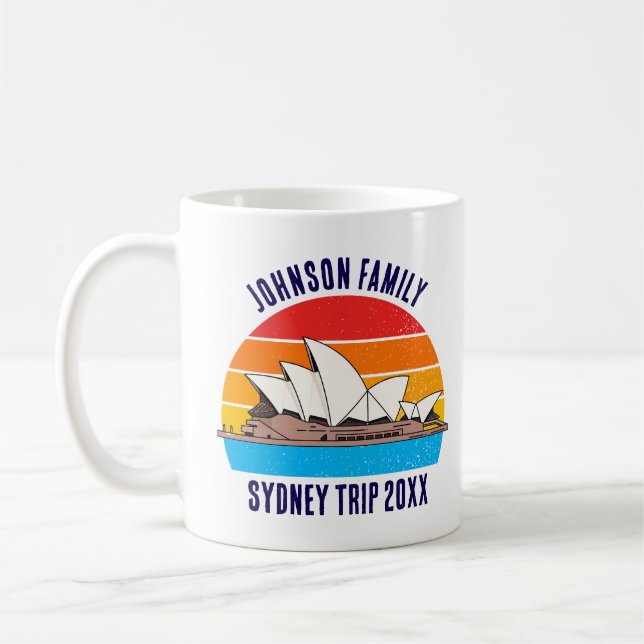 Caneca De Café Sydney, Austrália, Férias na Ópera, Keepsaet (Esquerda)