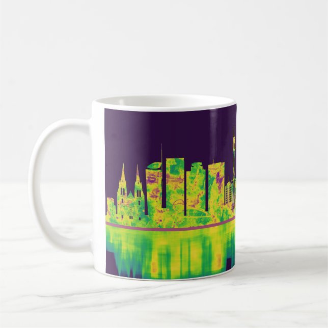 Caneca De Café Sydney Austrália Skyline (Esquerda)