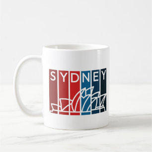 Caneca De Café Sydney Opera House Abstrato Art para Viagem-amante