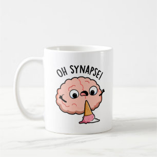 Caneca De Café Synapse Funny Brain Pun