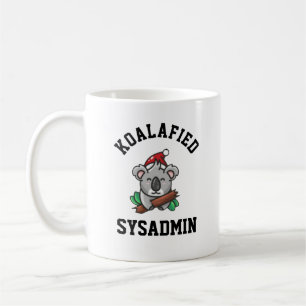 Caneca De Café Sysadmin Koalafied