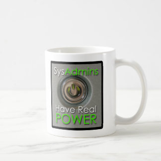 Caneca De Café SysAdmins tem o poder real