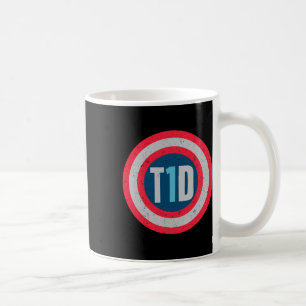 Caneca De Café T1d Homens com Sensibilização para a Diabetes Tipo