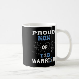 Caneca De Café T1d Orgulho Mãe Diabetes Sensibilização Tipo 1 Ins