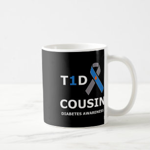 Caneca De Café T1d Primo Tipo 1 Sensibilização para a diabetes Di