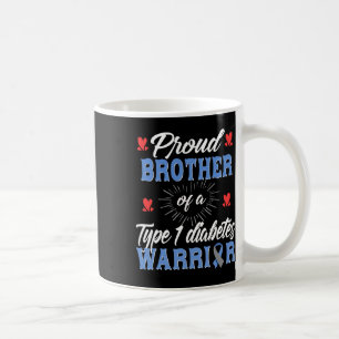 Caneca De Café T1d Sensibilização do Irmão Orgulhento Diabetes Ti