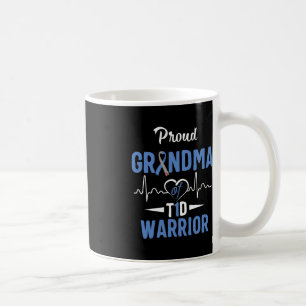 Caneca De Café T1D Sensibilização para a Vovó Orgulhosa Diabetes