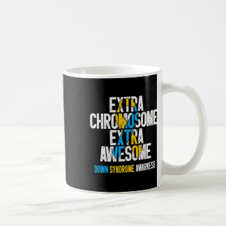 Caneca De Café T21 Cromossomo Extra Extra Incrível Síndrome de Do